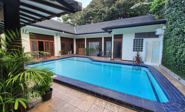 House For Rent, with Big Pool and Garden - Location Cipete, Jakarta Selatan