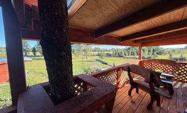 Se Vende Hermosa Casa Rústica en Nontuelá –, Futrono, Región de Los Ríos.