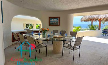 Villa de Lujo en renta vacacional, con Vista al Mar y Alberca Privada