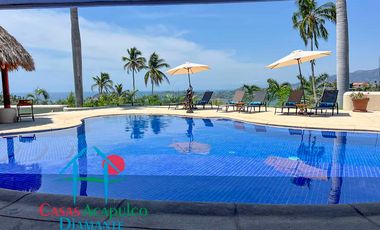 Villa de Lujo en renta vacacional, con Vista al Mar y Alberca Privada