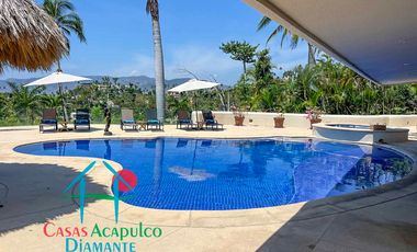 Villa de Lujo en renta vacacional, con Vista al Mar y Alberca Privada