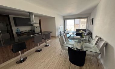 SE RENTA DEPARTAMENTO AMUEBLADO 2 RECAMARAS TORRE PUNTO HORIZONTE