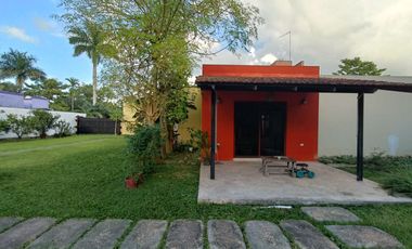 Renta de casa de un piso de 3 recámaras y paneles solares  en Baspul
