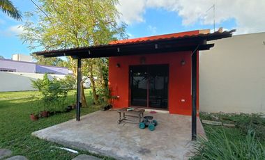Renta de casa de un piso de 3 recámaras y paneles solares  en Baspul