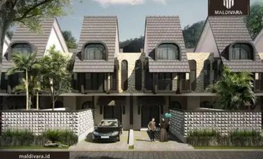 Rumah villa murah ada kolam renang