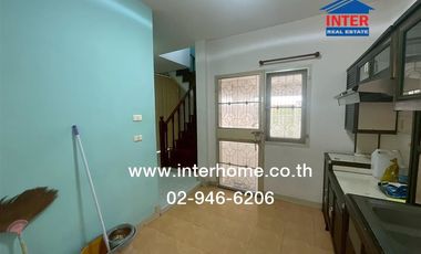 2-storey twin house, 37 sq m., Baan Fah Piyarom Village, Soi 8, Lotus Soi (Lam Luk Ka Khlong 6), Lam Luk Ka Road, Lam Luk Ka, Pathum Thani