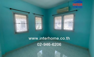 2-storey twin house, 37 sq m., Baan Fah Piyarom Village, Soi 8, Lotus Soi (Lam Luk Ka Khlong 6), Lam Luk Ka Road, Lam Luk Ka, Pathum Thani