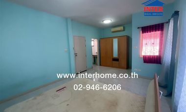 2-storey twin house, 37 sq m., Baan Fah Piyarom Village, Soi 8, Lotus Soi (Lam Luk Ka Khlong 6), Lam Luk Ka Road, Lam Luk Ka, Pathum Thani