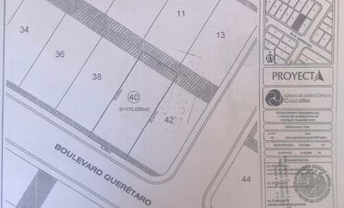 TERRENO EN CLUSTER CON ALBERCA PARQUE QUERÉTARO LOMAS DE ANGELÓPOLIS