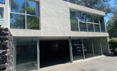BOSQUES DE TETLAMEYA, COYOACAN, OFICINA DE 2 NIVELES Y JARDIN