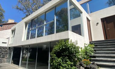 BOSQUES DE TETLAMEYA, COYOACAN, OFICINA DE 2 NIVELES Y JARDIN