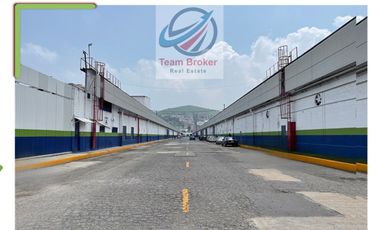 MAGNÍFICA BODEGA DE 10,193 M2 DENTRO DE PARQUE CON SEGURIDAD 24/7 ANDENES. ENTREGA INMEDIATA.