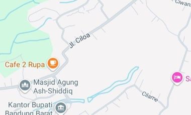 2100 M2 Tanah Strategis Pinggir Jalan Utama Desa Cilame, Ngamprah, Bandung Barat
