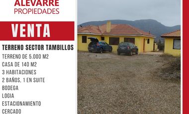 Hermosa Parcela sector Tambillos Coquimbo