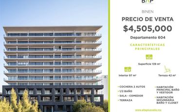 Departamento en Venta en Binen