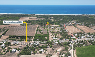 Se Vende Amplio lote de esquina en venta en Playa El Tomatal, Puerto Escondido