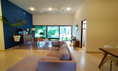 Venta o renta de casa tipo quinta de un piso en Baspul con terreno muy amplio