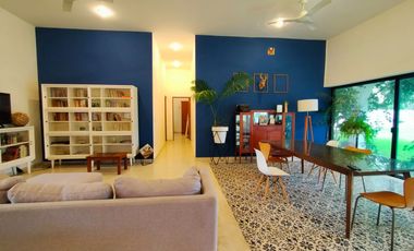 Venta o renta de casa tipo quinta de un piso en Baspul con terreno muy amplio
