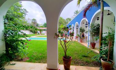 Venta o renta de casa tipo quinta de un piso en Baspul con terreno muy amplio