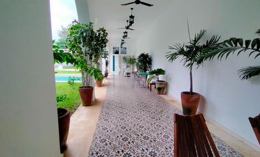 Venta o renta de casa tipo quinta de un piso en Baspul con terreno muy amplio