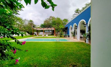 Venta o renta de casa tipo quinta de un piso en Baspul con terreno muy amplio