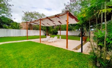 Venta o renta de casa tipo quinta de un piso en Baspul con terreno muy amplio