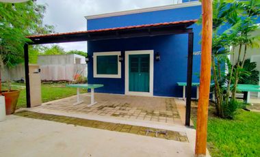 Venta o renta de casa tipo quinta de un piso en Baspul con terreno muy amplio