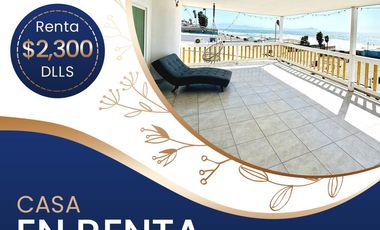 🏠 Casa amueblada en renta con vista al mar | El Sauzal, Ensenada