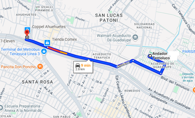 Departamento en Venta Acueducto de Guadalupe Gustavo A Madero