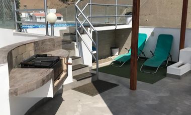 ¡¡ Excelente Ocasión !! ¡¡ Alquiler De Bonita Casa Con Vista Al Mar En Puerto Fiel - Km. 121.5 Panamericana Sur !! 🌞🏡🌊