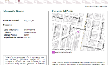 Bodega en Venta Letrán Valle Benito Juárez CDMX