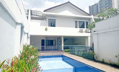 House For Rent, with Garden & Private Pool at Lembong Cilandak, South Jakarta