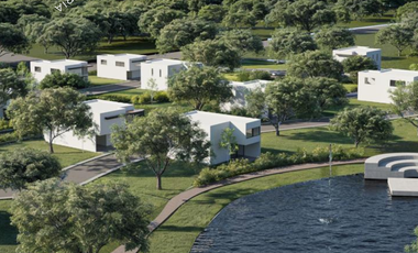 Terreno en venta dentro de Cabo Norte, Mérida con casa club premium