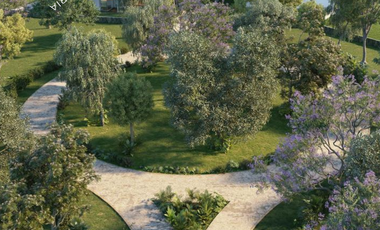 Terreno en venta dentro de Cabo Norte, Mérida con casa club premium