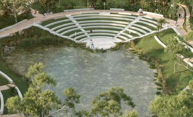 Terreno en venta dentro de Cabo Norte, Mérida con casa club premium