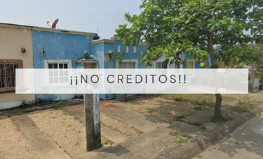 CASA DE RECUPERACIÓN BANCARIA EN CALLE RIO CALZADAS, COL. CIUDAD OLMECA, COATZACOALCOS, VERACRUZ. ¡NO SE ACEPTAN CRÉDITOS!