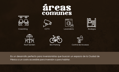 ¡EXCLUSIVA PREVENTA ACTIVA! Estudios modernos pensados para ti.
