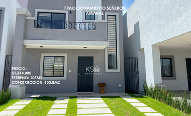 CASA EN VENTA ZEMPOALA, FRACCIONAMIENTO SEÑEROS