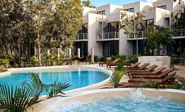 Penthouse de 3 Habitaciones con Alberca en Tulum. Cerca de la playa.