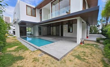 Brand New House Semi Furnished with Pool and Garden Ayala Alabang Muntinlupa For Sale/ For Rent