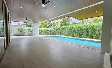 Brand New House Semi Furnished with Pool and Garden Ayala Alabang Muntinlupa For Sale/ For Rent