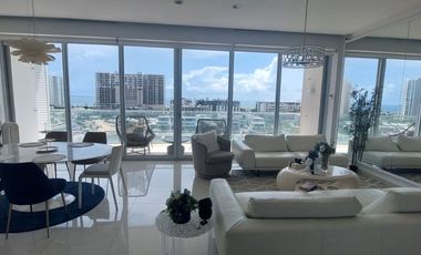 LUJOSO DEPARTAMENTO EN RENTA EN ARIA PUERTO CANCUN, PRECIO DE OPORTUNIDAD
