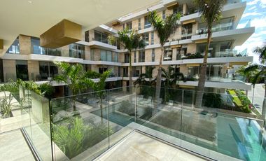 DEPARTAMENTO CON PRECIO DE OPORTUNIDAD EN LUJOSO DESARROLLO EN PUERTO CANCUN, DISEÑO ITALIANO