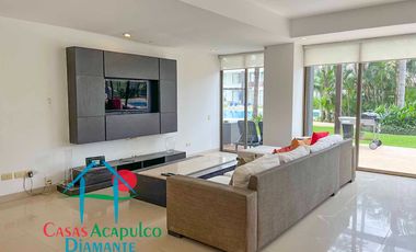 Terraza con jacuzzi y acceso directo al jardín