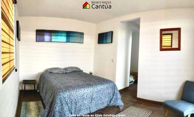 Casa en Renta Amueblada con Terraza y Patio • Ejido Esteban Cantú, Ensenada B.C.
