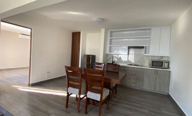 RENTA DEPARTAMENTO SEMI AMUEBLADO EN SATELITE EN MONTERREY