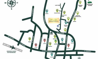 Hunian Asri di Simpang Dago Bandung Full Furnished, Free Kolam Renang