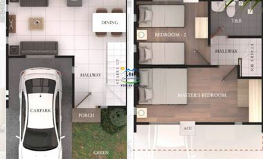 2 Storey Single Townhouse in Poog Toledo