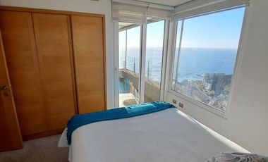 Espectacular departamento con linda vista al mar , 4 D , 3 B , 2 E  ,ubicado Costa de Montemar