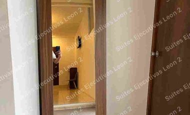 Renta Loft amueblado con servicios Norte Leon